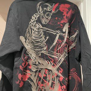 Samurai Skull Long Sleeve